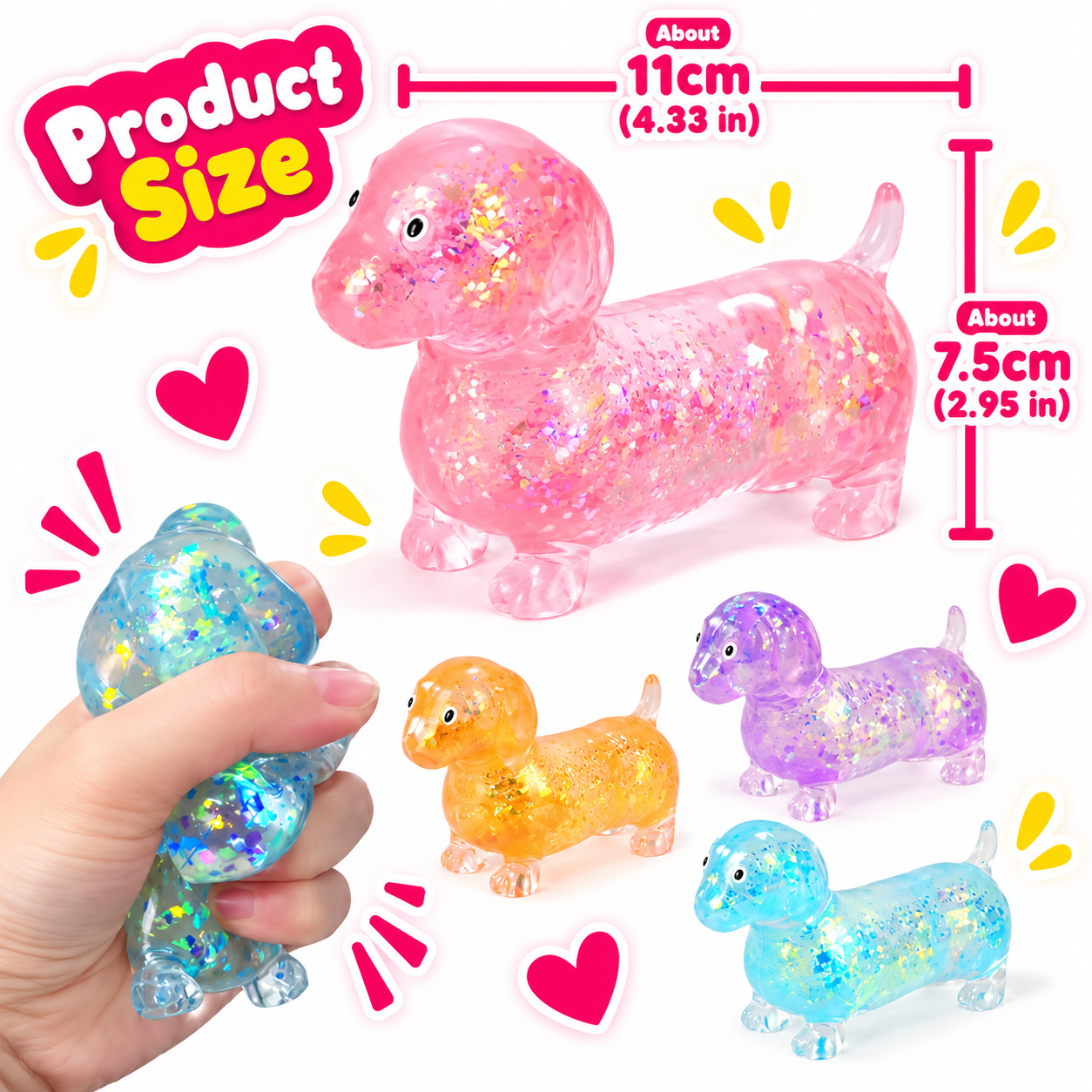 Sparkly Sausage Dog