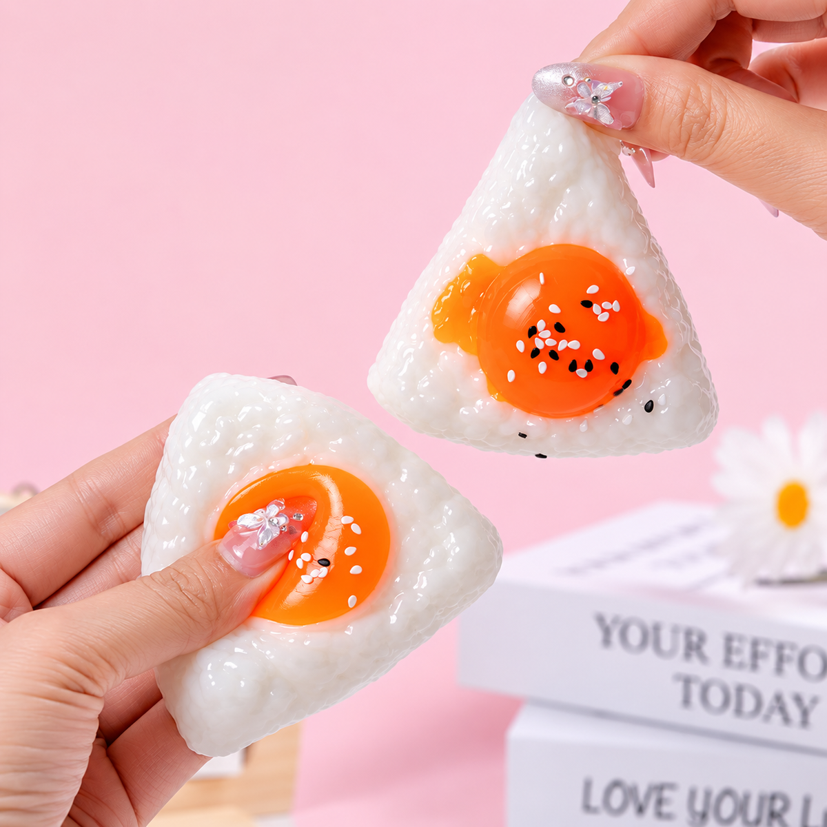 Egg Yolk Rice Slice