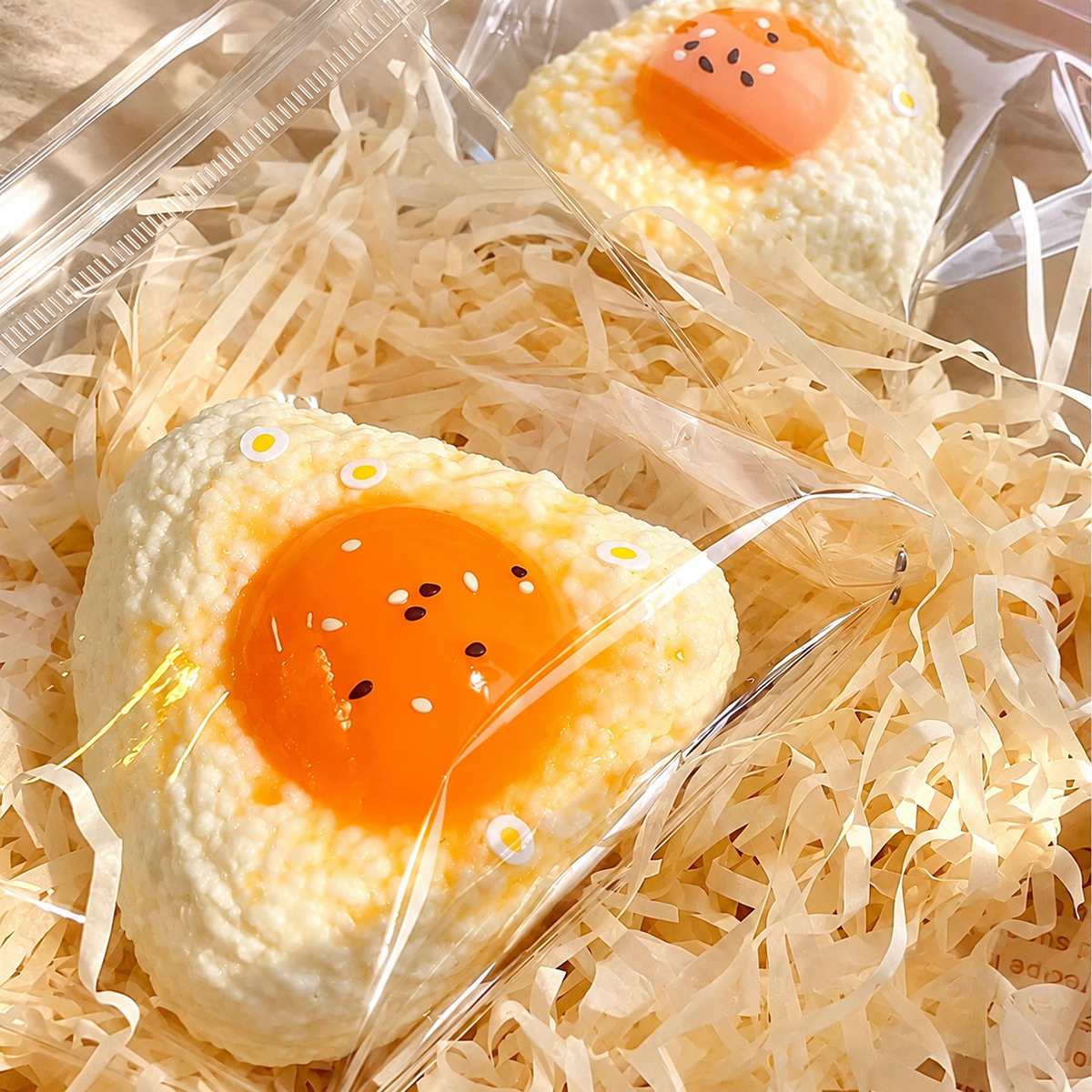 Egg Yolk Rice Slice