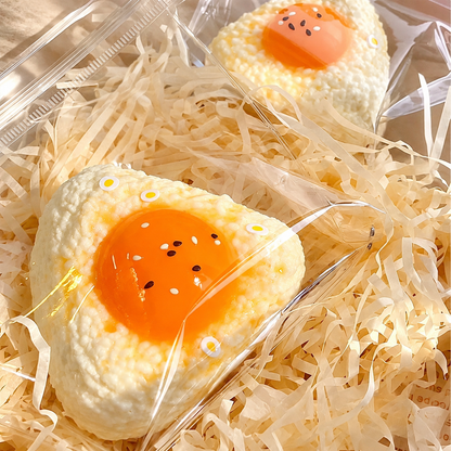 Egg Yolk Rice Slice
