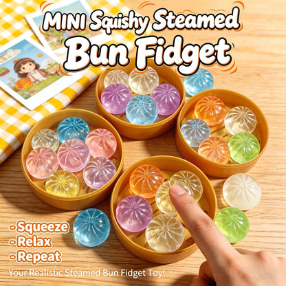 Mini Glitter Dumpling Squishee