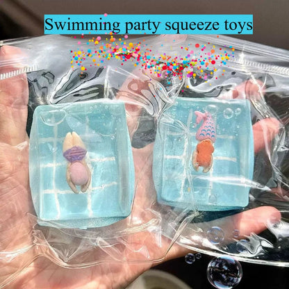 Swimming Pool Splash Cube