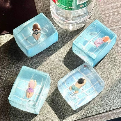 Swimming Pool Splash Cube