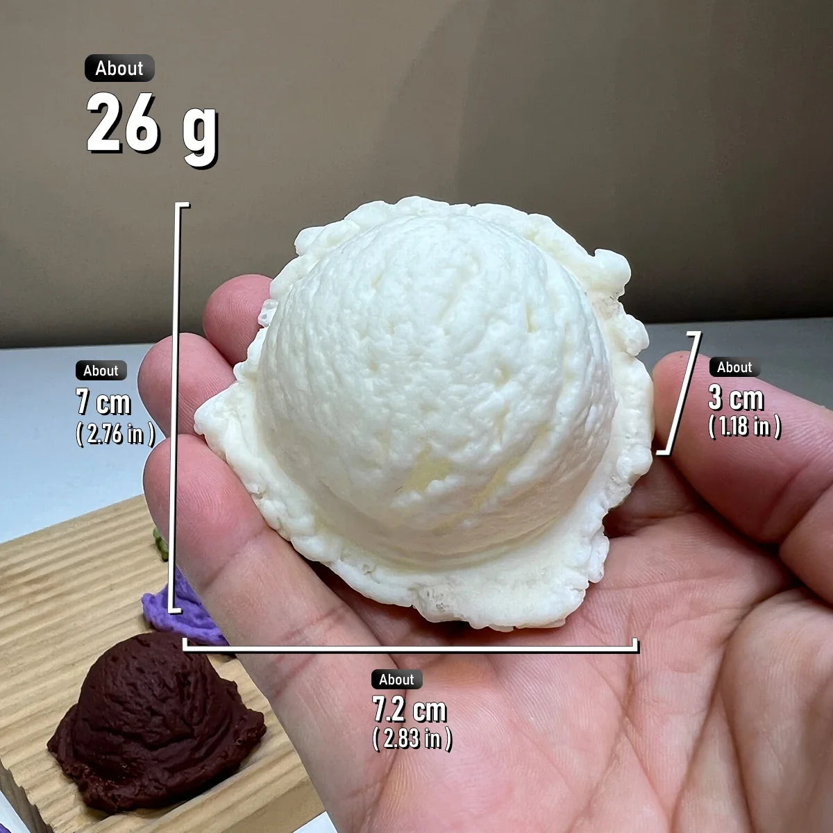 Gelato Scoop Display Set from Squishee City