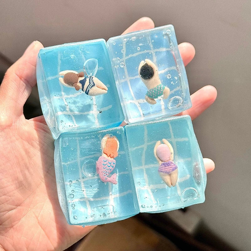 Swimming Pool Splash Cube